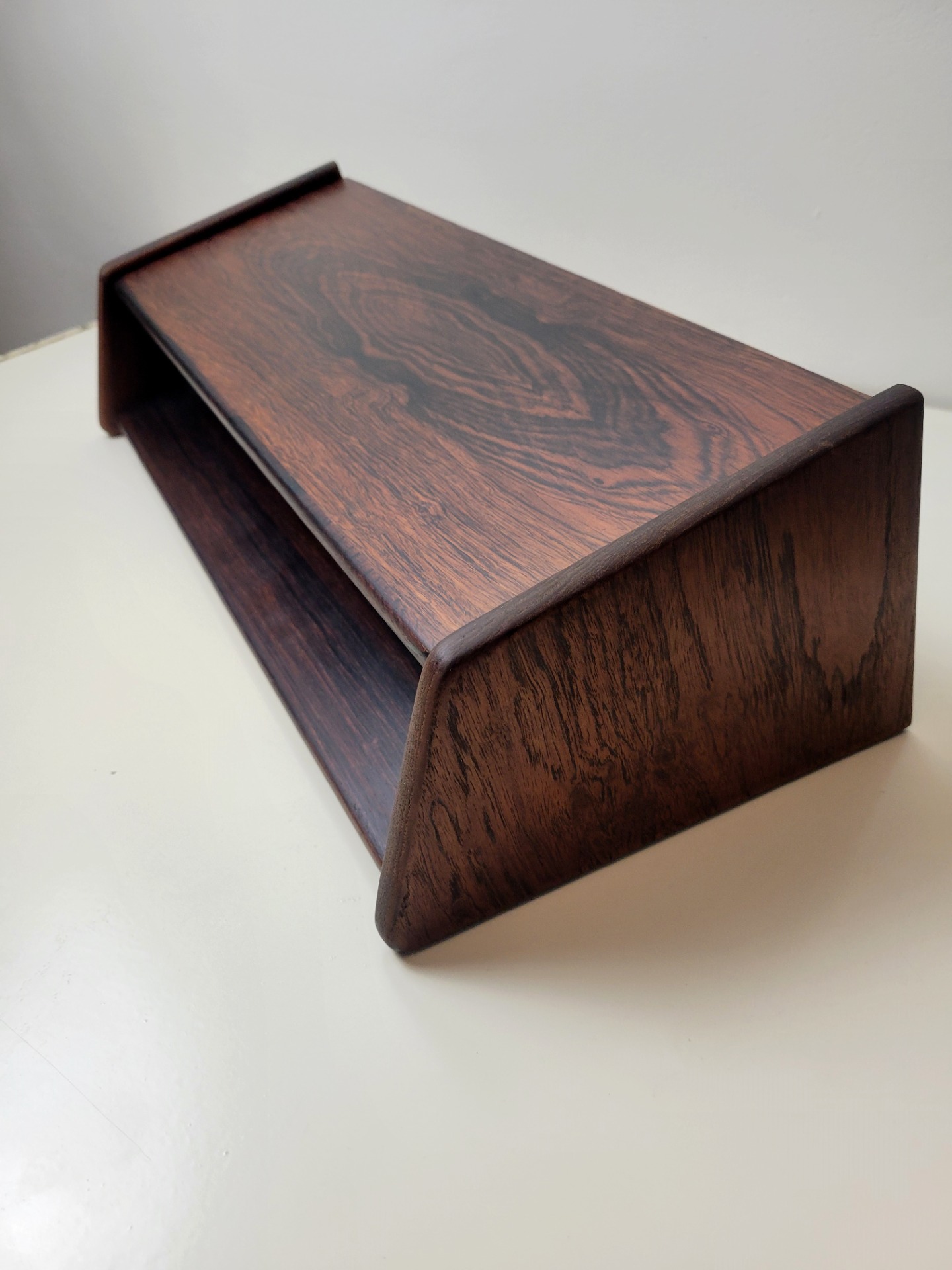 Danish floating shelves by Kai Kristansen for Aksel Kjersgaard in rosewood