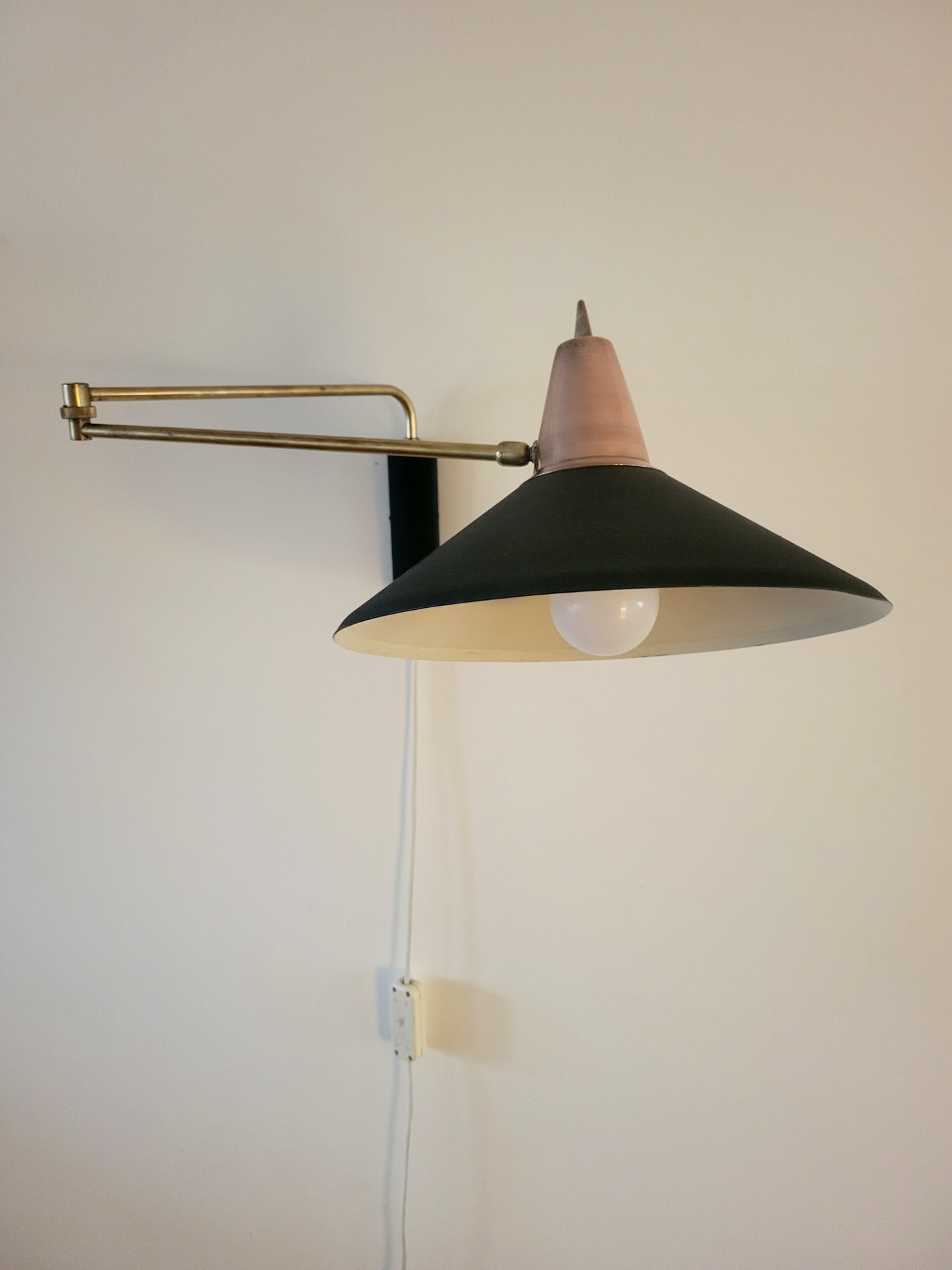 Swingarm wall lamp by van Doorn Culemborg