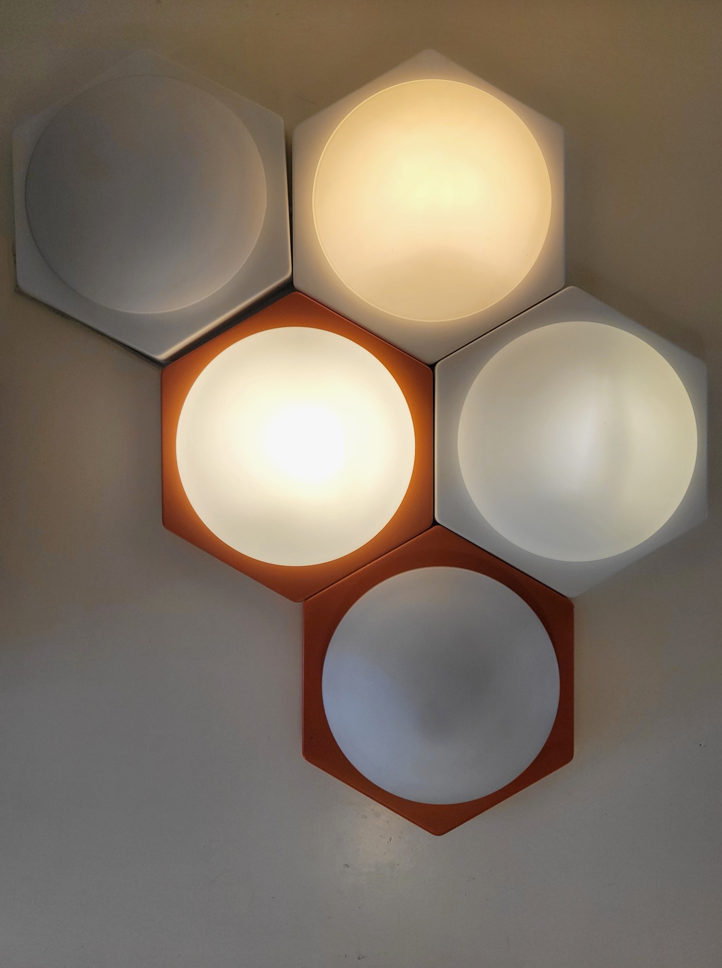 Vintage Space Age Wall Lamp for Paul Neuhaus, 1970s