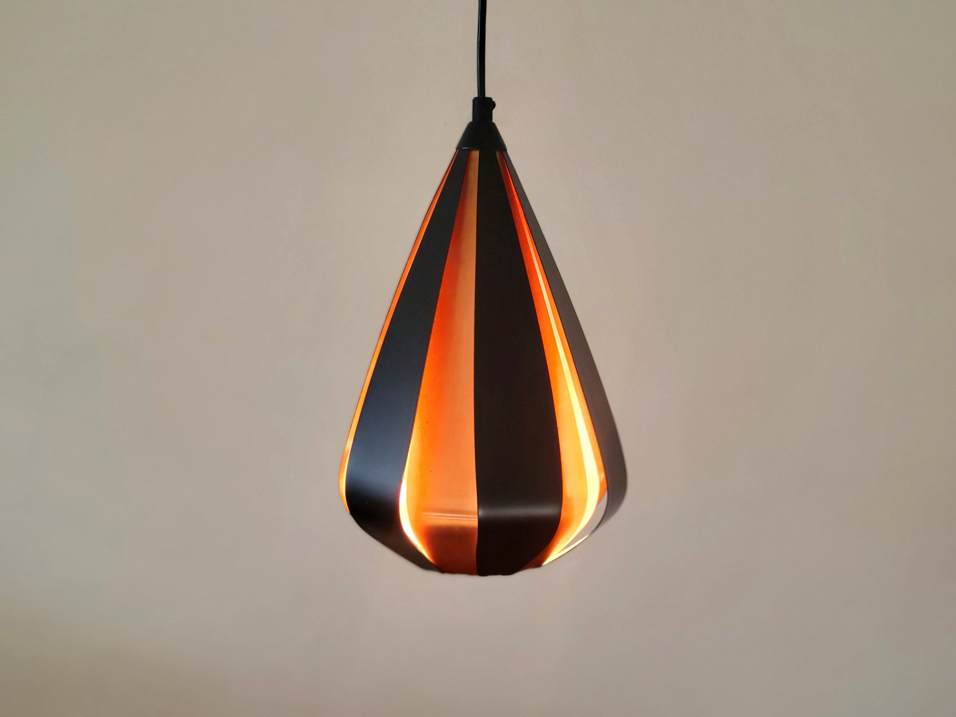 Set of 2 Danish pendant by Werner Schou for Coronell Elektro, Denmark